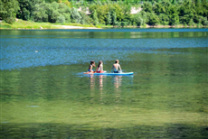 Modalità ingresso libero spiaggia Trelago